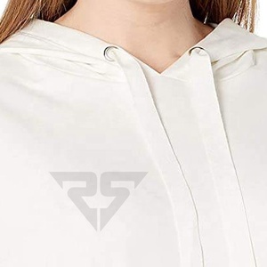 Sudadera con capucha personalizada de nuevo diseño para mujer, sudaderas con capucha cómodas de manga larga informales de algodón de alta calidad para mujer - Product Image 5