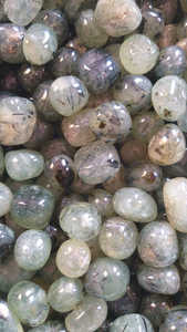 คริสตัลธรรมชาติแกะสลักหิน prehnite tumbled Feng Shui reiki พลอยขัดเงาสำหรับการทำสมาธิของขวัญจำนวนมากขายส่งคุณภาพที่ดีที่สุด - Product Image 5