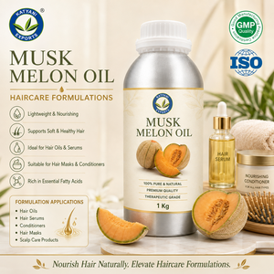 น้ำมันเมล็ดแตงกวาคุณภาพพรีเมียม (Cucumis Melo) น้ำมันสกัดเย็นธรรมชาติสำหรับการดูแลเส้นผมและสูตรบำรุงผิว - Product Image 3