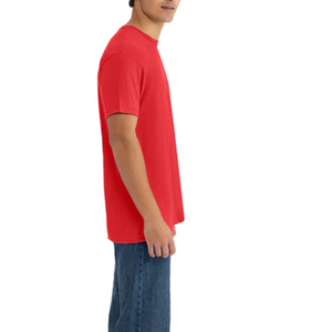 เสื้อยืดผู้ชายทรงสลิมฟิตผ้าฝ้ายยืดได้ระบายอากาศได้สัมผัสนุ่มแขนสั้นทันสมัยสวมใส่สบายทุกวัน - Product Image 6