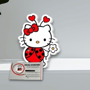 แผ่นอะคริลิคสำหรับต่อขนตาลายเฮลโลคิตตี้ อุปกรณ์เสริมขนตา พิมพ์ลายเต่าทอง รูปทรงวงรี พร้อมโลโก้สั่งทำได้ - Product Image 4