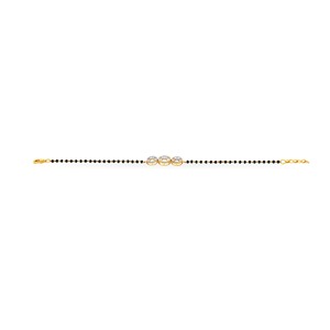 GLEAMORA ENTERPRISE Yellow Gold Lab Grown Diamond Fancy Round Brilliant Cut Classic Floral 18K Women's <b>Bangle</b> <b>Bracelet</b> - Product Image 2