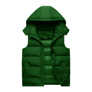 เสื้อกั๊กพัฟเฟอร์บุผ้าโพลีเอสเตอร์เนื้อนุ่ม ทนทาน เหมาะสำหรับใส่ทุกวัน ราคาขายส่ง - Product Image 5