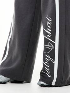 Women's Plus Size Casual Cotton Acid Wash Sweat Jogger Pants Summer Wear New Cheap Price Sexy Fitness Women Pant/<b>Trouser</b> - Product Image 5