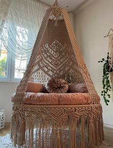 Macrame patio double swing,Patio swing,Macrame swing,Macrame hanging swing,Macrame <b>chair</b>,Hammock <b>chair</b>,<b>Garden</b> Swing,Housewarm - Product Image 3