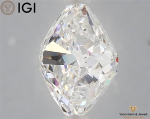 เพชรทรงคุชชั่น พร้อมใบรับรอง IGI น้ำหนัก 3.00 กะรัต เพชร CVD ผลิตในห้องปฏิบัติการ ความสะอาดระดับ VS1 สี E สำหรับจี้หรูหราอันน่าทึ่ง - Product Image 3