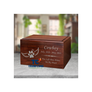 เหยือกไม้สำหรับสัตว์เลี้ยงมาใหม่พร้อมราคาที่แข่งขันได้และจัดส่งรวดเร็วสำหรับใส่โกศไม้ขนาดใหญ่ในสหราชอาณาจักรสั่งซื้อทางธุรกิจ - Product Image 1