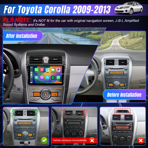 Không thấm nước 12V Stereo âm thanh xe hơi không thấm nước autoradio với FM Aux trong <span class=keywords><strong>USB</strong></span> Wifi cho xe Android Player cho Toyota Corolla - Product Image 2