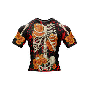 Custom Best Quality Plain Breathable MMA Rash Guard <b>Long</b> <b>Sleeve</b> Unisex Regular Fit Compression Eco-Friendly Quick Dry - Product Image 3