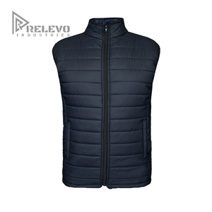 Chaleco Acolchado sin Mangas con Capucha para Hombre, Diseño Casual, Personalizado OEM, con Cierre Frontal, Impermeable, Resistente al Viento, Ligero, para Primavera - Product Image 1