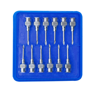เข็มฉีดยาสัตว์ สแตนเลส แบบล็อค Luer ขนาด 16G x 1/2 นิ้ว บรรจุกล่อง เข็มฉีดยาใต้ผิวหนัง สำหรับปศุสัตว์และสัตว์ปีก - Product Image 1