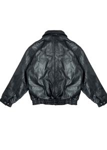 Chaqueta de Cuero Clásica para Hombre, con Cuello Alto de Lona, Logotipo Frontal, Diseño Moderno y Vanguardista de Alta Calidad, Impermeable y Transpirable - Product Image 5