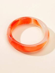 Handmade Resin <b>Bangle</b> <b>Bracelet</b> with Colorful Design, Elegant Fashion Jewelry for Women and Girls - Product Image 2