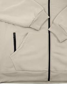 Survêtement tendance et ample, conçu avec un sweat à capuche décontracté, un tissu respirant et un pantalon évasé élégant pour un look moderne. - Product Image 6