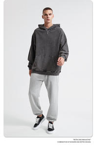 Sweat-shirt à capuche pour homme avec coutures plates, en coton premium, fabricant de vêtements OEM, marque privée, vente en gros de vêtements - Product Image 4