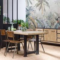 Chaise d'école Vandana Lyra Nova en bois de manguier (lot de 2)