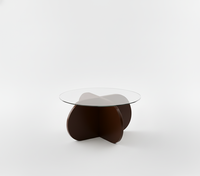Table basse gonflable pliable moderne et écologique pour salon, mobilier de maison en bois de chêne massif, vente en gros OEM ODM