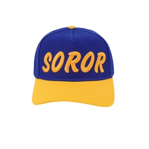 หมวกแก๊ป SGRho Soror สีน้ำเงินรอยัล ปักลายทอง หมวกเบสบอลชมรมหญิงกรีก ปรับขนาดได้ สำหรับผู้หญิง วิทยาลัย ลำลอง สั่งทำพิเศษ ลายกรีก - Product Image 1
