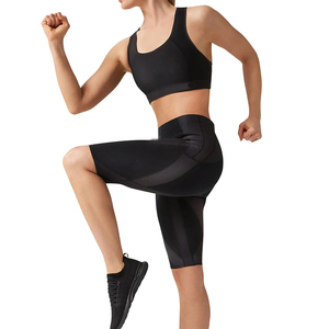 Shorts de sport respirants noirs pour femmes, style le plus récent, pour entraînement, cyclisme et course à pied, shorts de compression pour femmes - Product Image 1