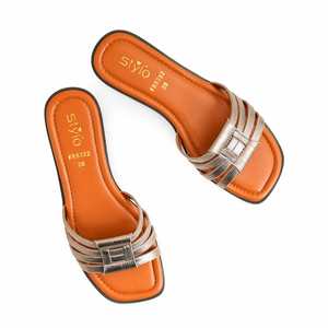 Pantoufles formelles grises pour femmes FR8332 imprimés d'animaux à la mode surdimensionnées pour pantoufles - Product Image 1