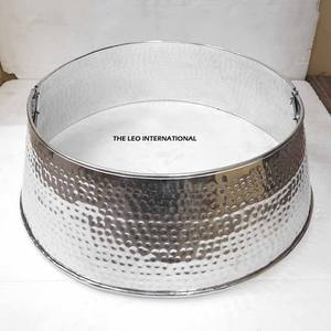 ปลอกคอต้นไม้สแตนเลสสตีลลายตอกแบบโลหะ สำหรับตกแต่งฐานต้นไม้กลางแจ้ง ประกอบง่าย ใช้ในบ้าน ตกแต่งปาร์ตี้ปีใหม่และคริสต์มาส - Product Image 1