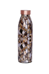 Botella de Cobre Puro de Lujo con Diseño Impreso para Almacenamiento de Agua, Uso Diario en la Oficina, Compre Directamente del Proveedor - Product Image 3