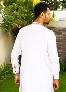 Shalwar Kameez para Hombre, Elegante y Modesto, Ropa Islámica, Corte Cómodo y Relajado, Tela de Alta Calidad para Uso Diario - Product Image 4