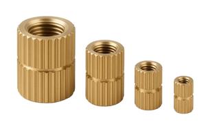 Inserts filetés droites moletées en laiton, fixations métalliques pour plastique et bois, écrous industriels à filetage interne, quincaillerie - Product Image 6