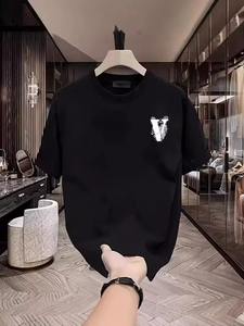 เสื้อยืดแขนสั้นพิมพ์ลายผ้าฝ้ายแท้สำหรับผู้ชาย เสื้อยืดคอกลมฤดูร้อนใหม่สำหรับผู้ชาย - Product Image 6