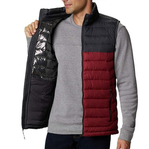 Chaleco Acolchado para Hombre, Cálido, con Cierre, Ligero, Impermeable, sin Mangas, con Bolsillos y Capucha - Product Image 2
