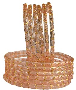 Lot de Bracelets en Verre Brillant Goutte de Pluie – Bijoux Traditionnels Tendance pour Mariages, Festivals et Soirées – Vente en Gros - Product Image 4
