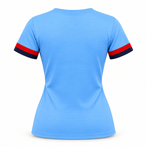 Opciones de colores personalizadas y prendas básicas elegantes para mujer, camisetas con cuello en V para tiendas de moda y uso diario, un look moderno y duradero. - Product Image 2