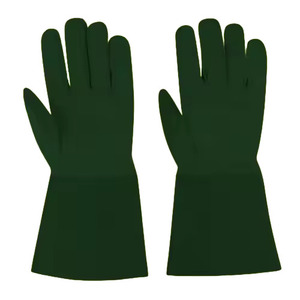 Top-Grade Heavy Duty Cowhide Grain Split Leather TIG Welding <b>Gloves</b> <b>Long</b> Lasting Anti-Cut Abrasion Hand Arm Protection - Product Image 2