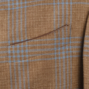 Blazer de Traje a Cuadros de Lana Merino Personalizado de Alta Calidad para Hombre, Corte Entallado, Solapa de Una Sola Hilera, Estilo Casual, de Negocios y Deportivo - Product Image 5