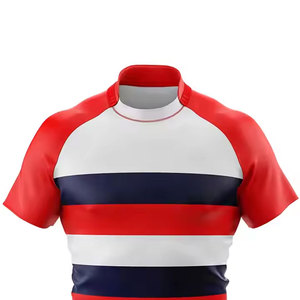 Uniformes Deportivos Personalizados al por Mayor, Camiseta de Rugby para Hombre, Kits de Rugby y Fútbol OEM con Logotipo Impreso por Sublimación de Alta Calidad - Product Image 3
