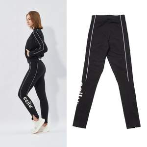 Ecológico rayas Scrunch entrenamiento deportes Leggings mujer ropa deportiva Fitness Yoga pantalones para mujer - Product Image 2
