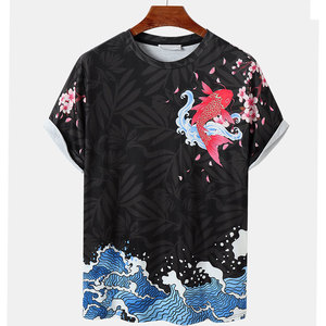 Camiseta Casual de Diseño Profesional para Hombre, Estilo 2024, Tejido Transpirable y Ecológico de Poliéster/Algodón, Alta Calidad para Adultos - Product Image 1