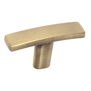 Antique Brass Cabinet Knob T Handle Single Hole Drawer Pull Furniture Handle for Kitchen Bathroom <b>Wardrobe</b> T Knob - Product Image 4