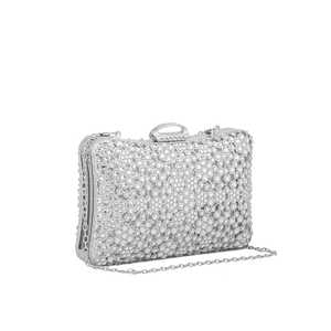 Caja elegante de la joyería del embrague elegante de plata P24189 - Product Image 2