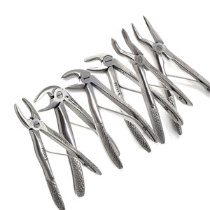Latest Pedo Extracting Forceps Dental Surgical <b>Instrument</b> Stainless Steel Kit High Quality German Quality Manual Autoclavable CE - Product Image 4