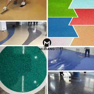 Epoxy Colored Sand Floor <b>Paint</b> | Bright Color Wear Pressure Resistant Waterproof Moisture Proof Plastic Coating Durable - Product Image 4
