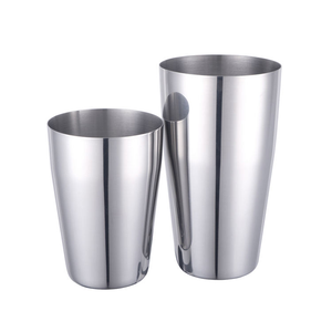 Shaker à cocktails Boston en acier inoxydable 304, shaker à cocktails en métal, outils personnalisés avec logo - Product Image 6