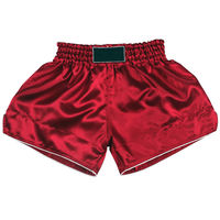 Pantalones Cortos de Muay Thai y Kickboxing Personalizados al por Mayor con Decoración de Encaje, Tela de Lona, Largura hasta la Rodilla, Cierre con Cordón para Hombre