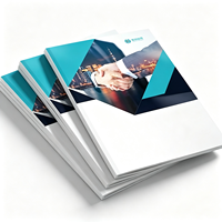 Impression de catalogue de produits en papier kraft avec couverture rigide personnalisée, brochure de marketing d'entreprise, profil d'entreprise, livre