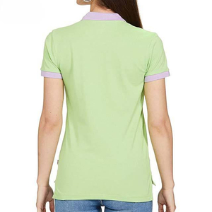 เสื้อโปโลสปอร์ตผู้หญิง รุ่นล่าสุด เสื้อโปโลสำหรับเล่นกอล์ฟสำหรับผู้หญิง ผลิตตามสั่ง คุณภาพสูง ผ้าฝ้าย เสื้อโปโลผู้หญิง - Product Image 2