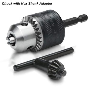 1,5-13 mm Kapazität, 1/2-20UNF Schlüsselbohrfutter mit Gewinde, Schnellwechseladapter, SDS Plus Schaftadapter, Zubehör für elektrische Bohrmaschinen - Product Image 4
