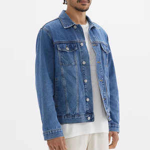 Custom Unisex 100% Cotton Jeans Jackets Premium Casual Breathable Eco-Friendly <b>Button</b> Front Daily Outdoor Clothing - Product Image 2