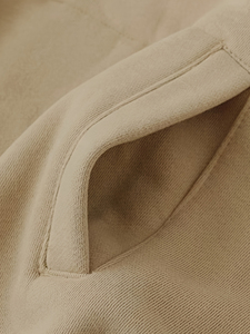 Conjunto de Sudadera con Capucha para Hombre, 100% Algodón, Primavera-Verano 2026, Ropa Deportiva Casual con Pantalones Anchos, Conjunto de Dos Piezas, Color Sólido - Product Image 4
