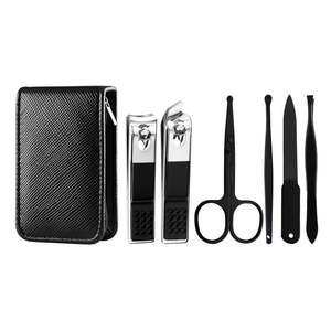 Juego Profesional de 6 Piezas de Cortaúñas de Acero Inoxidable, Kit de Pedicura Eléctrico, Estuche de Viaje Portátil, Kit de Manicura y Cuidado de Cutículas - Product Image 5