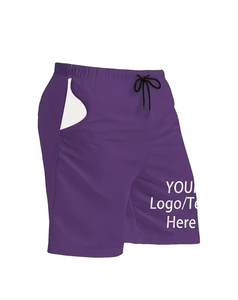 Men's Polyester/Cotton Woven Digital Printed Lace Board Shorts Quick Dry Elastic Waist Casual Swim Trunks Mid Rise Eco-Friendly - Product Image 2